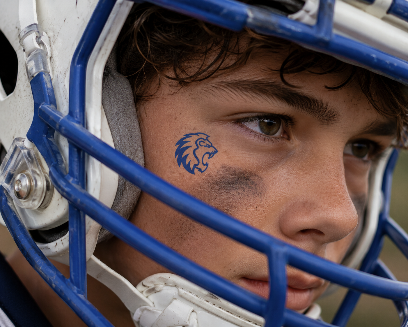 Temporary Tattoo Lyons Head Mascot