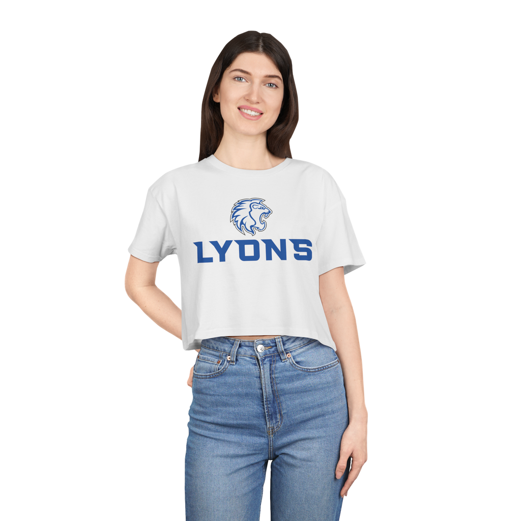 Lyons Mascot Crop Top