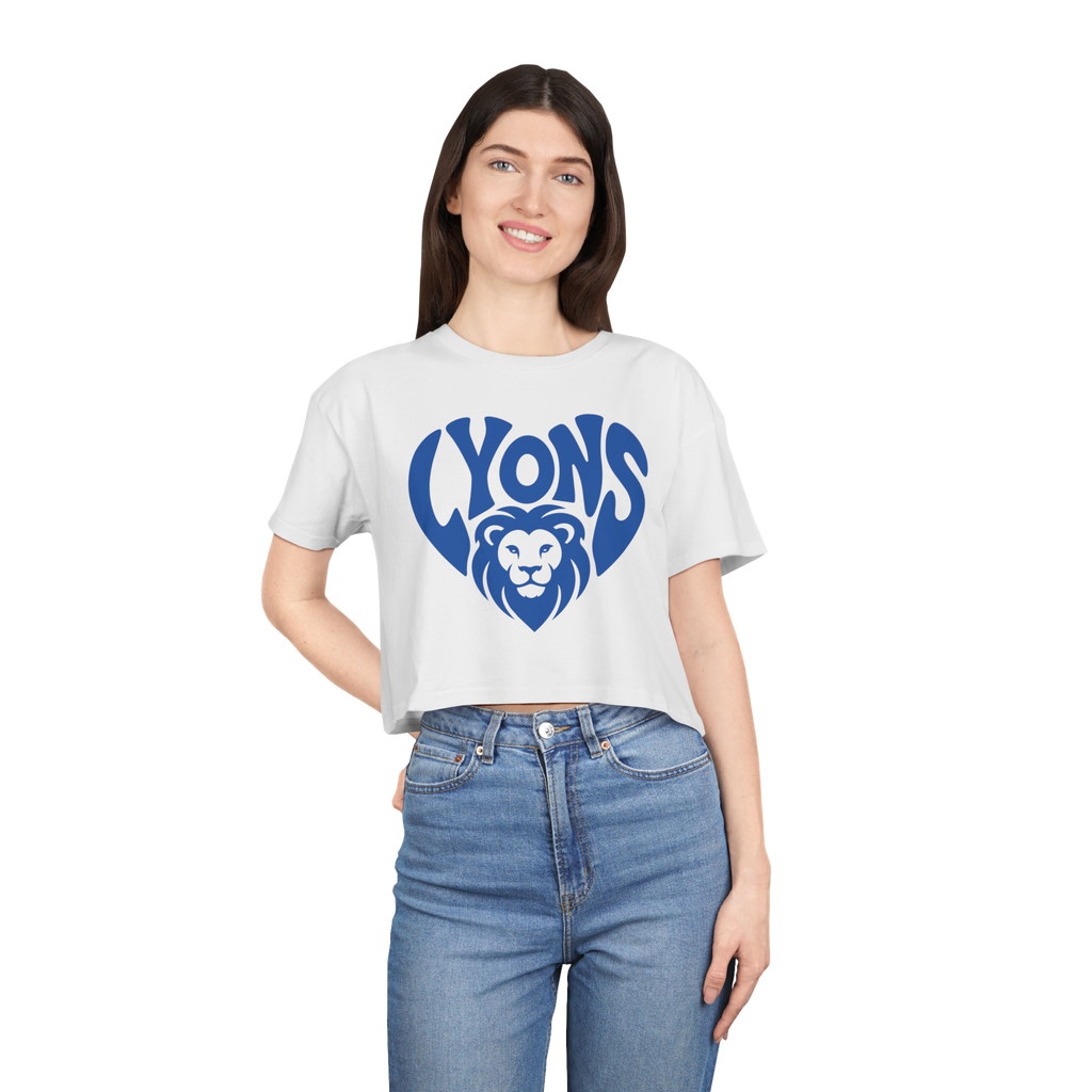Lyons Mascot Crop Top