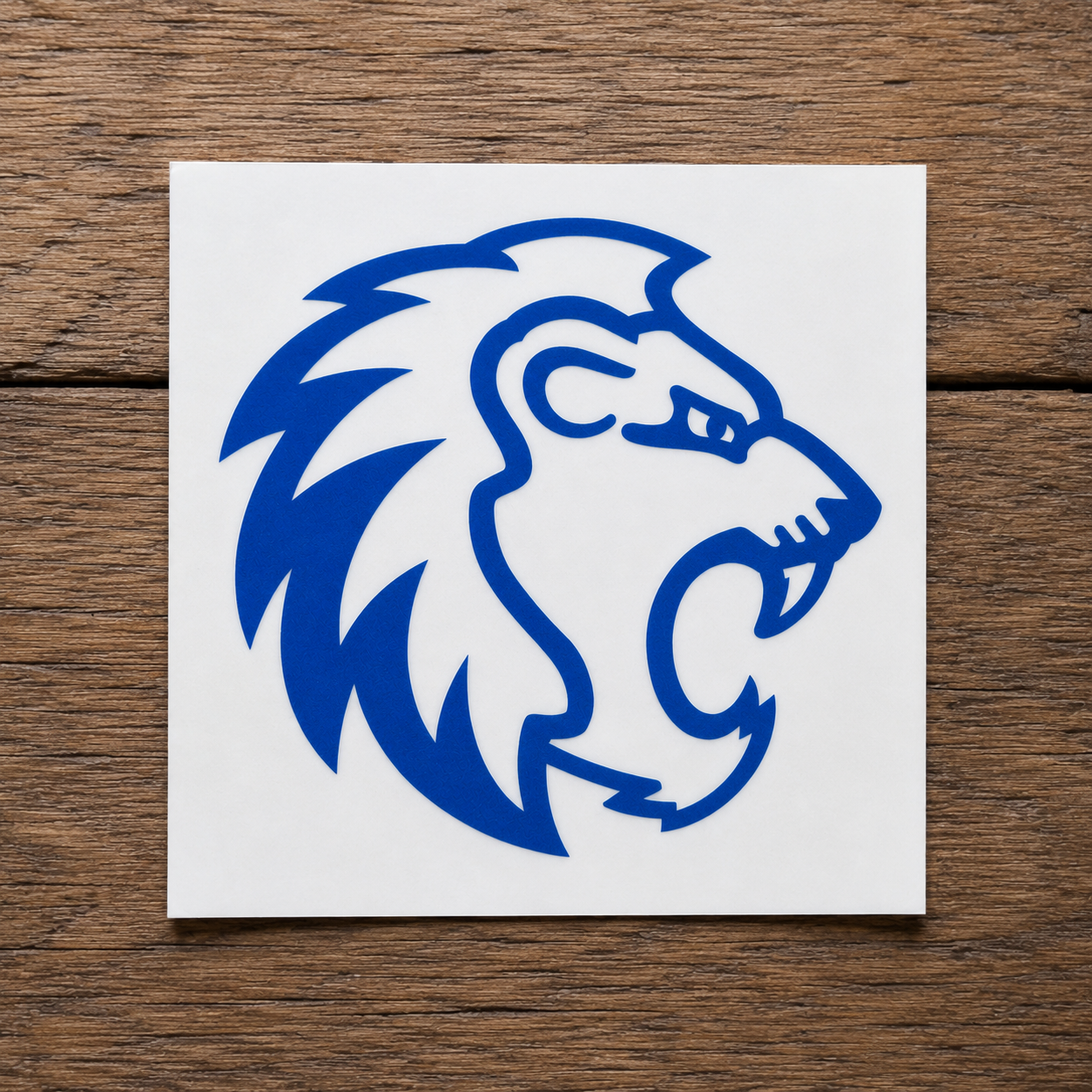 Temporary Tattoo Lyons Head Mascot