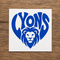 Temporary Tattoo Lyons Heart