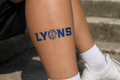 Lyons Mascot Temporary Tattoo 4" x 1"