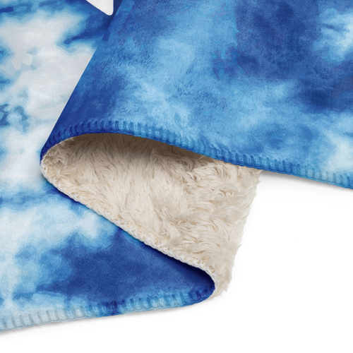 Lyons Heart Sherpa blanket