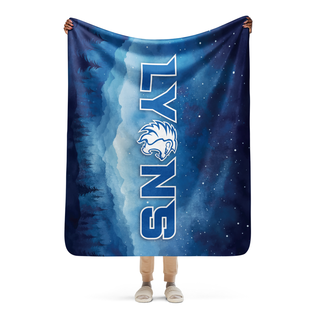 Mascot Mountain Sherpa blanket