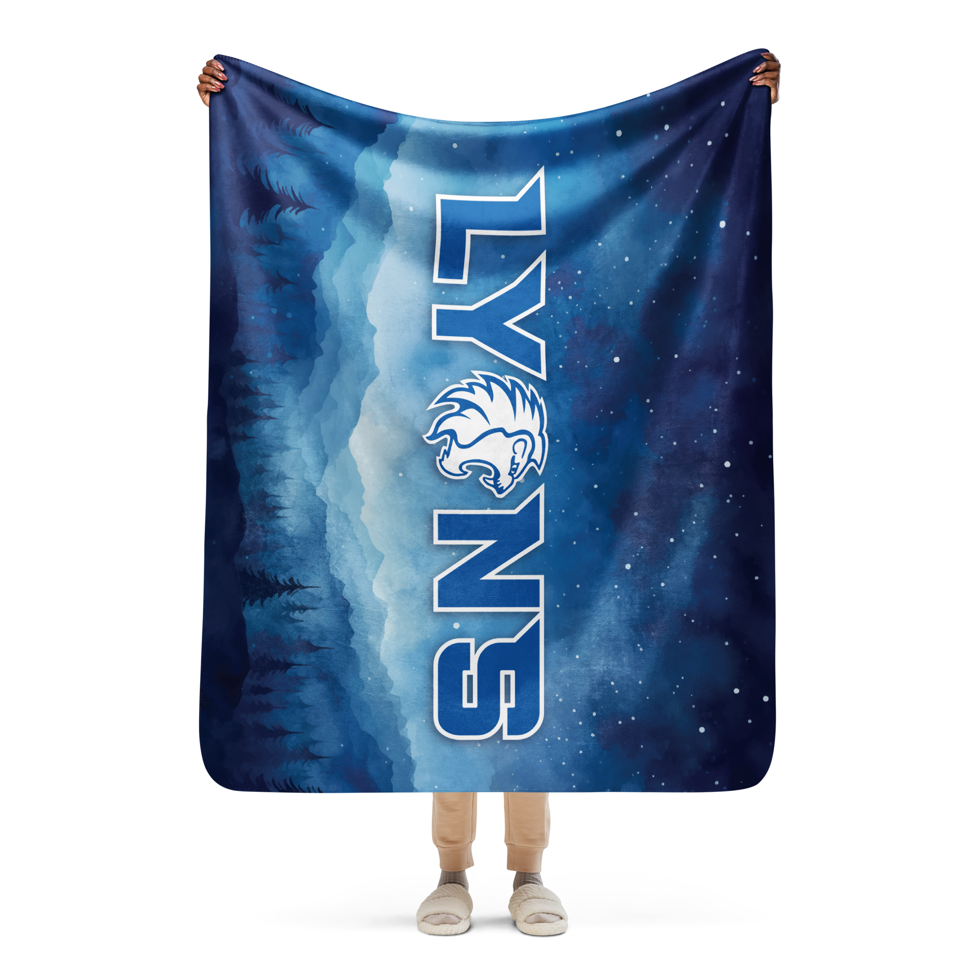 Mascot Mountain Sherpa blanket