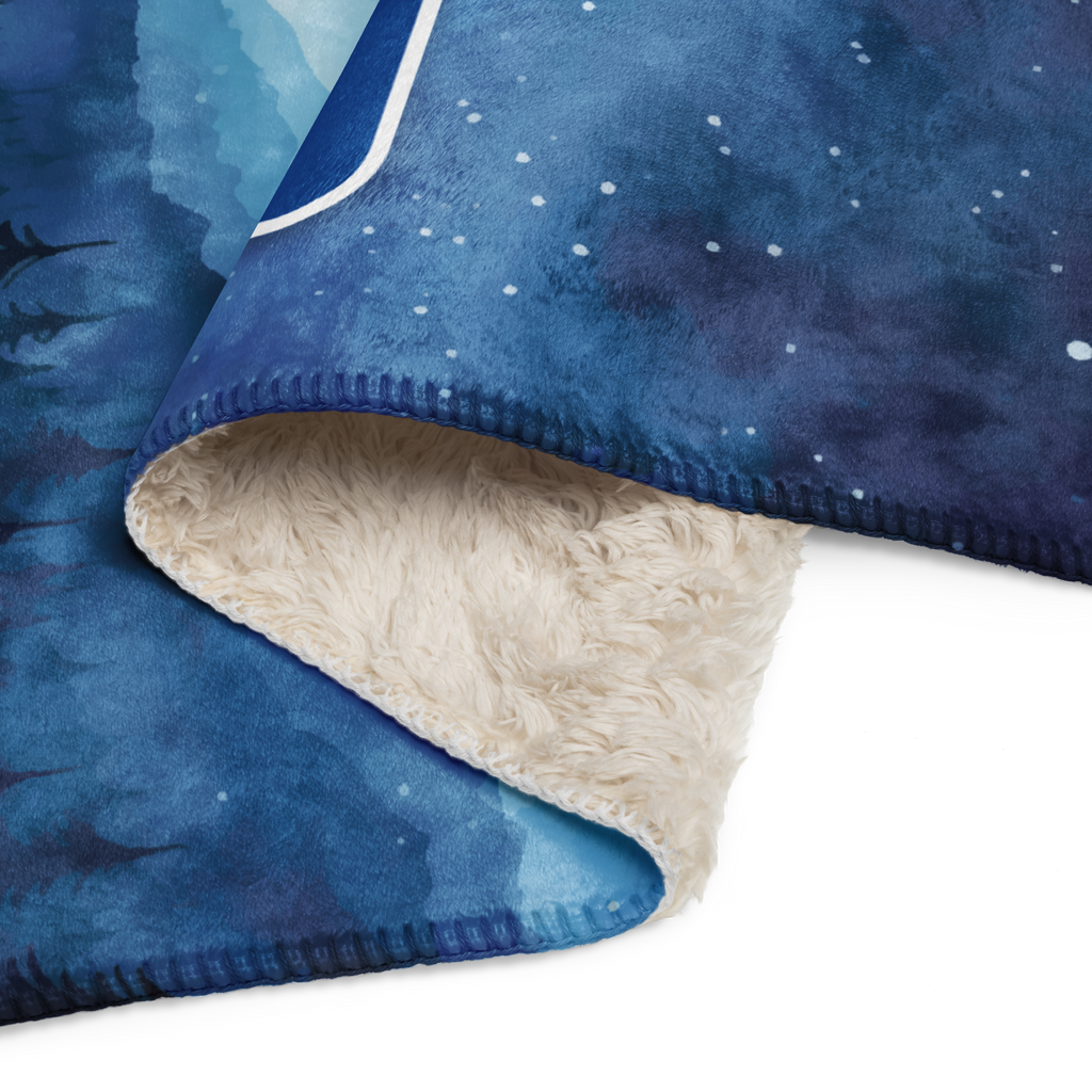 Mascot Mountain Sherpa blanket