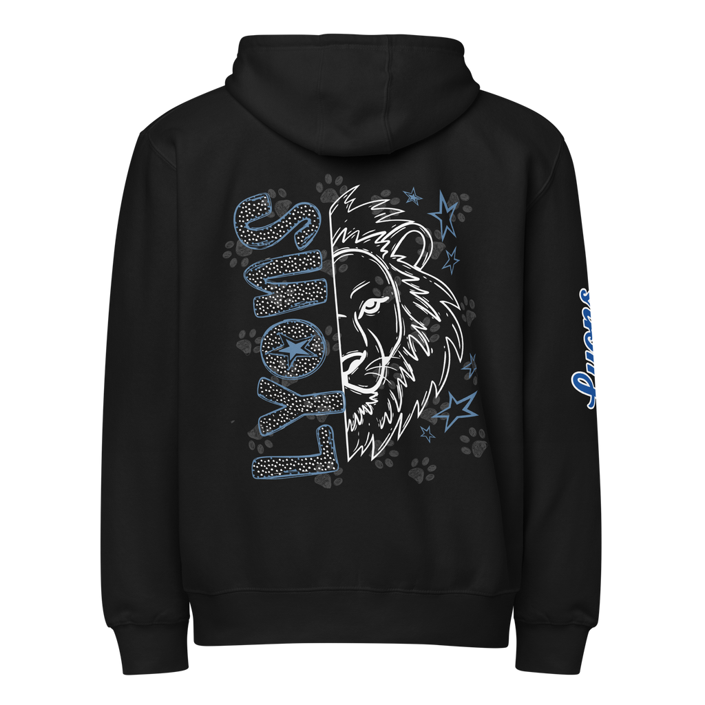 Paw Print Full Zip Hoodie