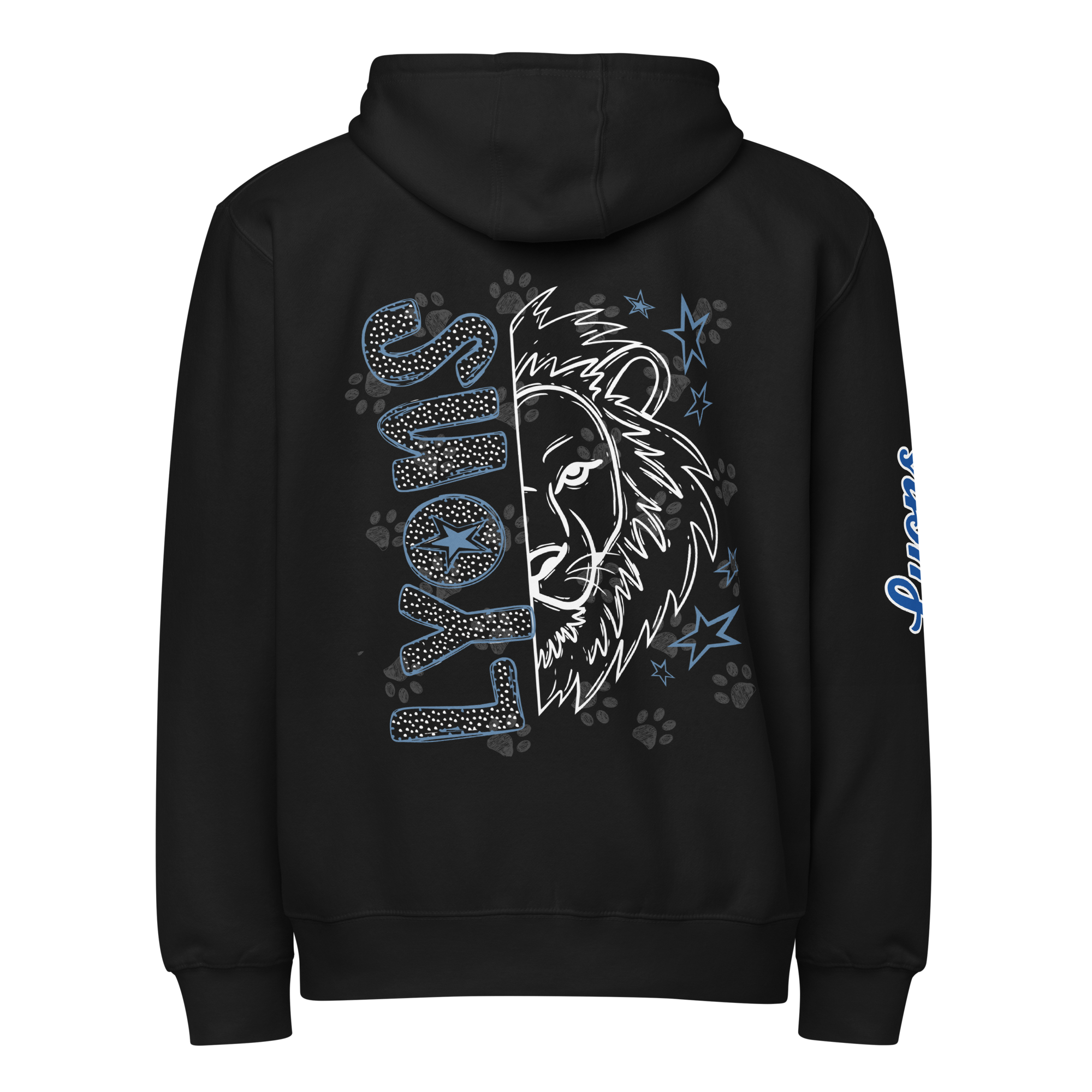 Paw Print Full Zip Hoodie