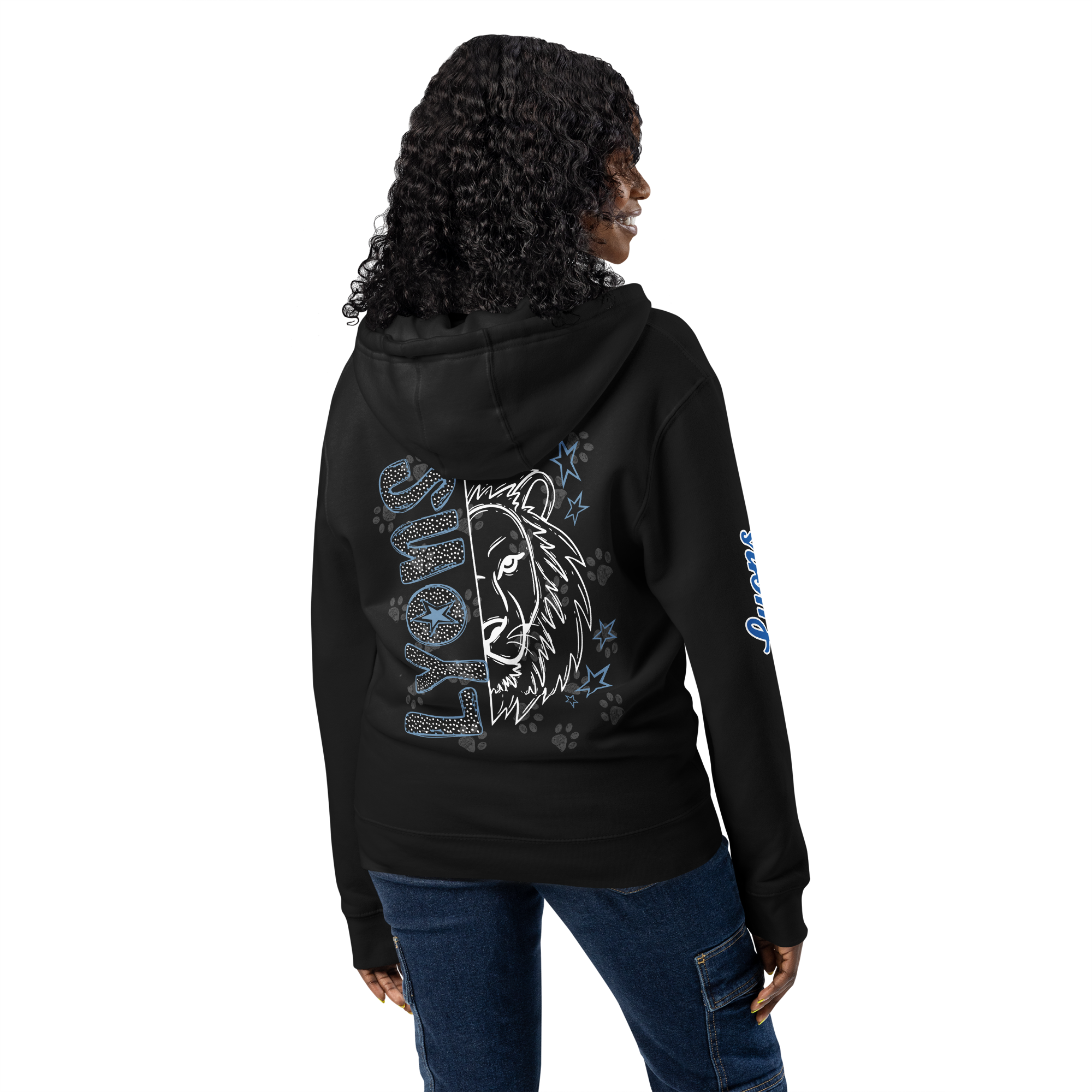Paw Print Full Zip Hoodie