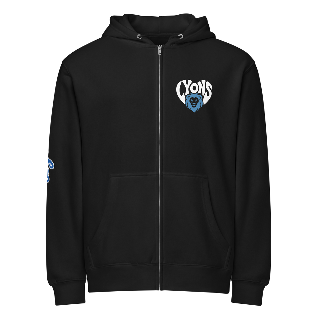 Paw Print Full Zip Hoodie