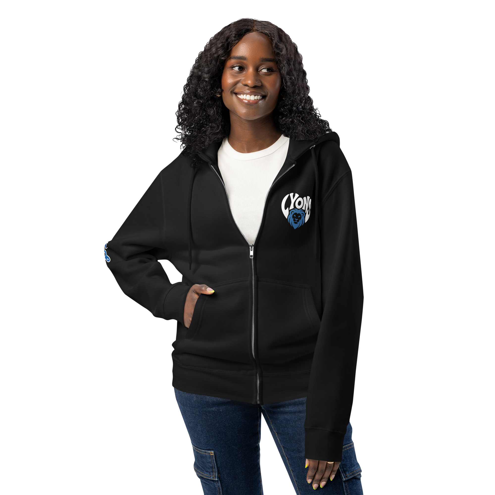 Paw Print Full Zip Hoodie