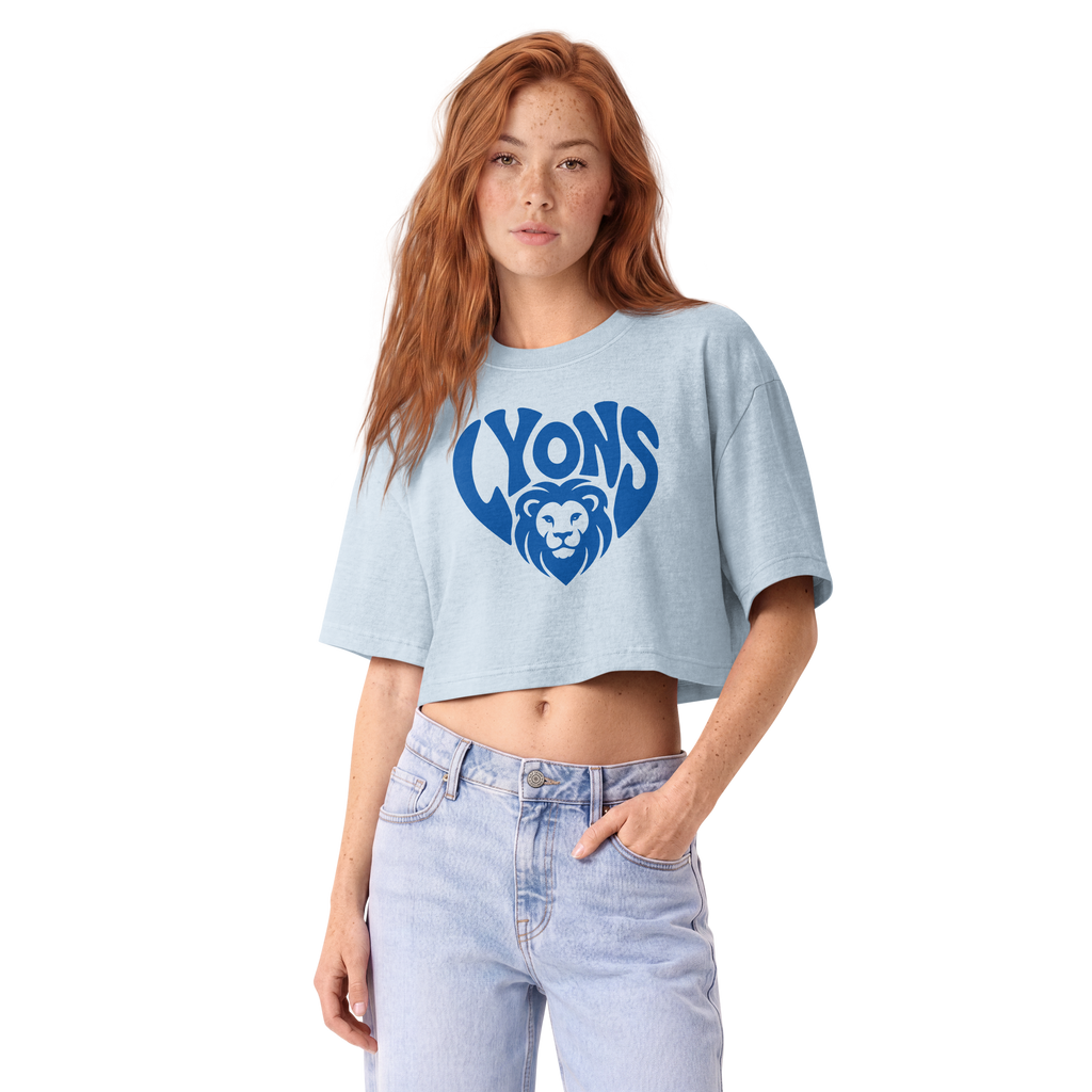 Lyons Heart Box Crop Top